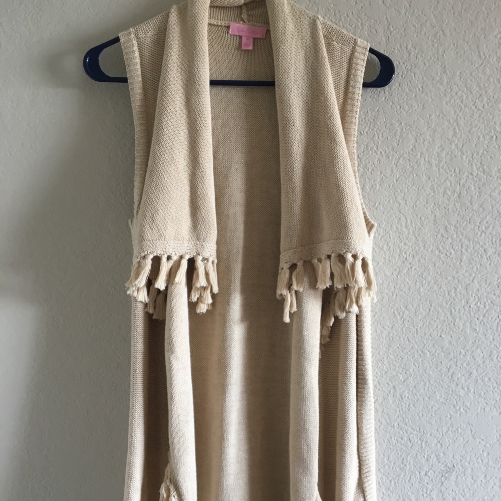 Lilly Pulitzer sleeveless knit vest (Abbott vest)
